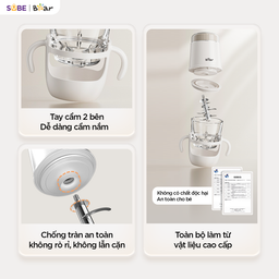 Máy xay ăn dặm thông minh 0.3L Bear BFM-025JM