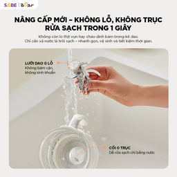 Máy xay ăn dặm thông minh 0.3L Bear BFM-025JM