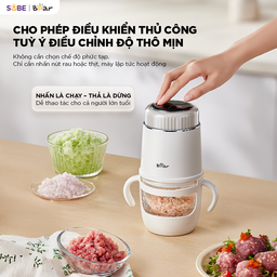 Máy xay ăn dặm thông minh 0.3L Bear BFM-025JM