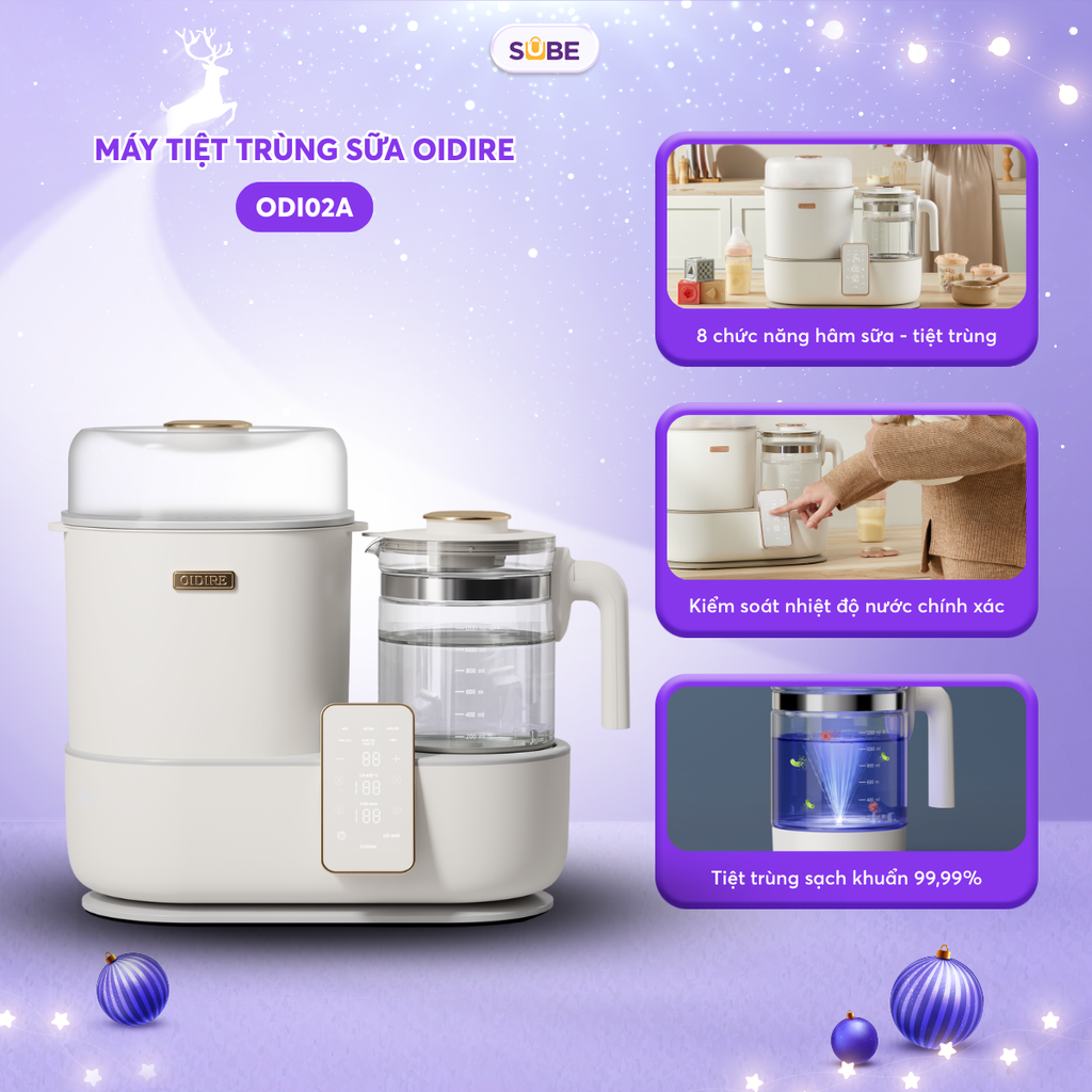 (GIÁ ĐỘC QUYỀN) Máy tiệt trùng sữa Oidire ODI02A