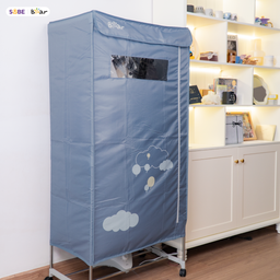 Tủ sấy quần áo Bear HGJ-D12D5 dung tích 475l, cài đặt giờ sấy tiện lợi