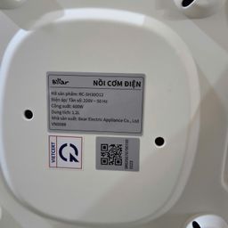 Nồi cơm điện INOX 316L Bear 1.2L (dung tích tổng 3L) RC-5H30O12