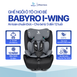 (TẶNG VẮT CAM) Ghế ô tô cho bé BABYRO I-WING (G308A) cho bé 3 tuổi -12 tuổi, B…