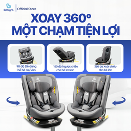 (TẶNG MÁY XAY THỊT MX20A) Ghế ô tô cho bé BABYRO I-SPINSAFE PRO (G412IS0), dàn…