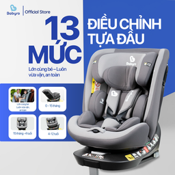 (TẶNG MÁY XAY THỊT MX20A) Ghế ô tô cho bé BABYRO I-SPINSAFE PRO (G412IS0), dàn…