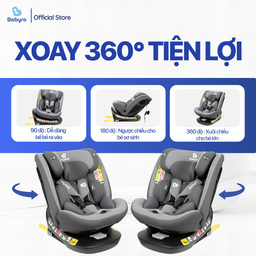 (TẶNG MÁY XAY MX20A) Ghế ô tô cho bé BABYRO I-SPINSAFE (G412I0T) xoay 360 độ c…
