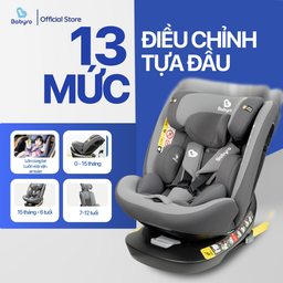 (TẶNG MÁY XAY MX20A) Ghế ô tô cho bé BABYRO I-SPINSAFE (G412I0T) xoay 360 độ c…