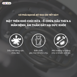 Nồi Chiên Không Dầu Bear 6.0L Nồi Chiên Giảm Dầu Cho Thức Ăn Healthy AF-5H19I45