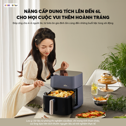 Nồi Chiên Không Dầu Bear 6.0L Nồi Chiên Giảm Dầu Cho Thức Ăn Healthy AF-5H19I45