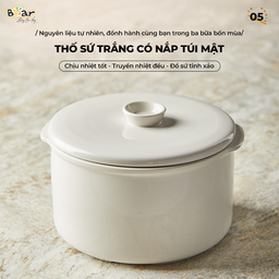 Nồi Nấu Chậm Bear 1,6L SB-NNC16 Đa Năng 6 Chế Độ Ninh Nấu Hầm Hấp Tiết Kiệm Th…