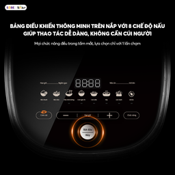 Nồi cơm điện Bear 4L RC-4H40Y, lòng nồi gang tráng men (lòng nồi 1.5L)