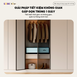 Tủ sấy quần áo gấp gọn Bear PCD-4H12G, dung tích 400l, khung thép