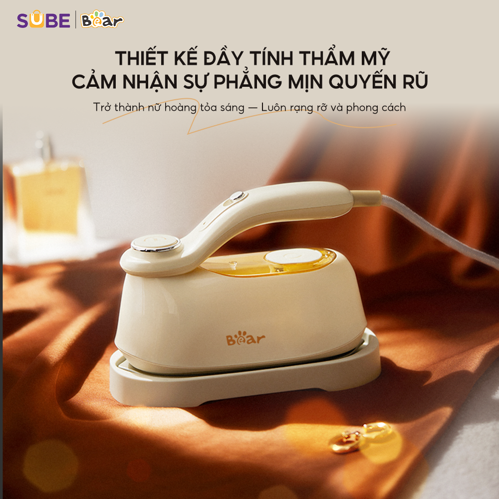 Bàn Ủi Hơi Nước Cầm Tay Bear Bàn Là Ủi Nhanh Tiết Kiệm Điện IR-4H15H