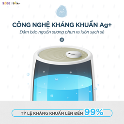 Máy tạo độ ẩm Bear 5L HU-5H50T17 SẠCH & AN TOÀN tuyệt đối với công nghệ kháng…