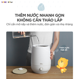 Máy tạo độ ẩm Bear 5L HU-5H50T17 SẠCH & AN TOÀN tuyệt đối với công nghệ kháng…
