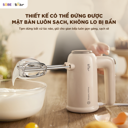 Máy đánh trứng cầm tay Bear HM-5H01J29,công suất 125W đánh bông lòng trắng trứ…