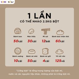 Máy trộn bột Bear 5L SM-5H50Z68