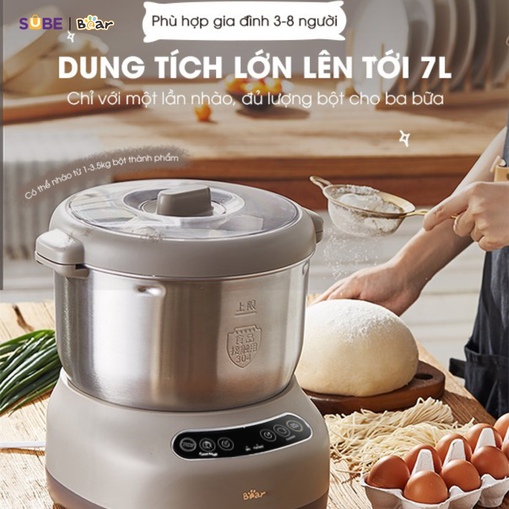 Máy trộn bột 7L Bear DM-B70V1