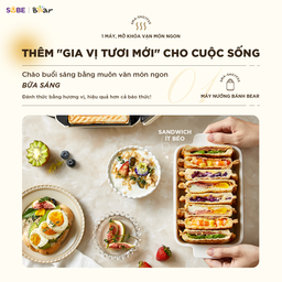 Máy nướng bánh 2 khay Bear SMA-5H07F55