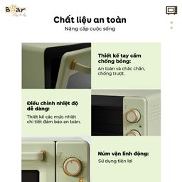 Nồi Chiên Hấp Bear 18L Thiết Kế Nhỏ Gọn Đa Năng - DKX-C20R5