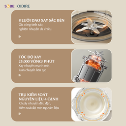 Máy làm sữa hạt Oidire 1.2l ODI04A