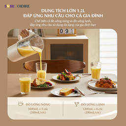 Máy làm sữa hạt Oidire 1.2l ODI04A