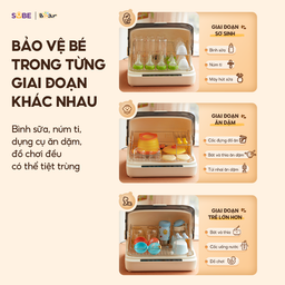 Máy Tiệt Trùng Bình Sữa Bear 18L Máy Tiệt Trùng Sấy Khô Máy Tiệt Trùng UV Ti G…
