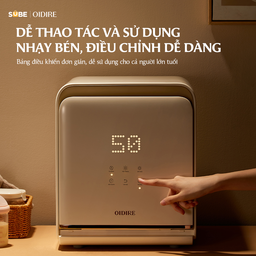 Máy Tiệt Trùng Bình Sữa 19L OIDIRE, Máy Tiệt Trùng Sấy Khô UV Kép Công Nghệ Pl…