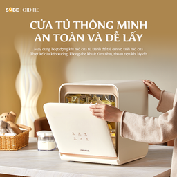 Máy Tiệt Trùng Bình Sữa 19L OIDIRE, Máy Tiệt Trùng Sấy Khô UV Kép Công Nghệ Pl…