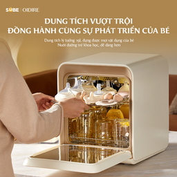 Máy Tiệt Trùng Bình Sữa 19L OIDIRE, Máy Tiệt Trùng Sấy Khô UV Kép Công Nghệ Pl…