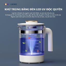 Máy Hâm Sữa OIDIRE Máy Tiệt Trùng Bình Sữa, Khử Clo, Đun Sôi Pha Sữa, Máy Nấu…