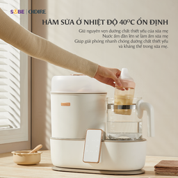 Máy Hâm Sữa OIDIRE Máy Tiệt Trùng Bình Sữa, Khử Clo, Đun Sôi Pha Sữa, Máy Nấu…