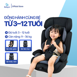 Ghế ô tô cho bé BABYRO WING (G301I00) - dành cho bé từ 3 đến 12 tuổi, bảo hành…
