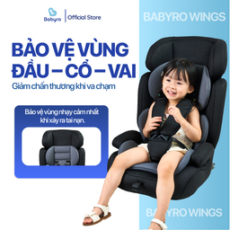 Ghế ô tô cho bé BABYRO WING (G301I00) - dành cho bé từ 3 đến 12 tuổi, bảo hành…