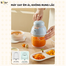 Máy xay ăn dặm 0,6L Bear Xay đa năng, tiện dụng cho bé GR-B06V1