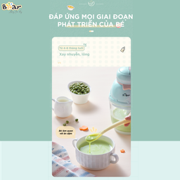 Máy xay ăn dặm 0,6L Bear Xay đa năng, tiện dụng cho bé GR-B06V1
