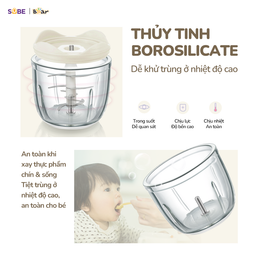 (GIÁ ĐỘC QUYỀN) Máy xay Bear 0.3l GR-B03V8, phù hợp xay đồ ăn dặm, xay gia vị,…