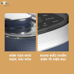 (GIÁ ĐỘC QUYỀN) Máy Làm Sữa Hạt Bear Đa Năng 1,5L Chống Ồn Cao Cấp, Xay Sinh T…