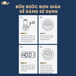 (GIÁ ĐỘC QUYỀN) Máy Làm Sữa Hạt Bear Đa Năng 1,5L Chống Ồn Cao Cấp, Xay Sinh T…