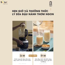 (GIÁ ĐỘC QUYỀN) Máy Làm Sữa Hạt Bear Đa Năng 1,5L Chống Ồn Cao Cấp, Xay Sinh T…