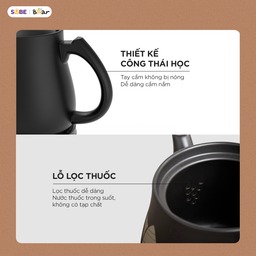 Ấm Sắc Thuốc Bear 4.0L Ấm Sắc Thuốc Bằng Điện Gốm Sứ Chịu Nhiệt HTM-4H40X