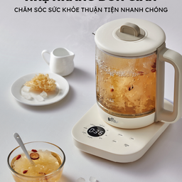 Máy pha trà Bear 1.5L SB-PT15K: Pha trà, giữ ấm, có lưới lọc tiện lợi