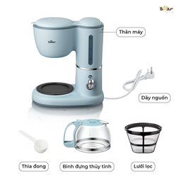 Máy Pha Cà Phê Mini BEAR nhỏ gọn tiện dụng pha trà, pha coffee, tự động giữ ấm…