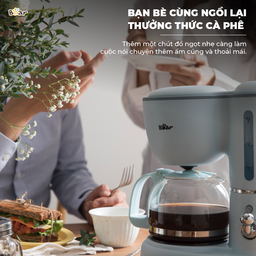 Máy Pha Cà Phê Mini BEAR nhỏ gọn tiện dụng pha trà, pha coffee, tự động giữ ấm…