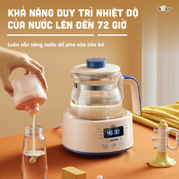 Máy Đun Nước Đa Năng Bear D12D1 Hâm Sữa Thông Minh Khử Clo Pha Sữa An Toàn Cho…