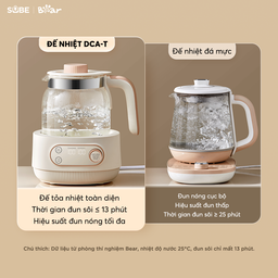 Máy Đun Nước Pha Sữa BEAR 1.2L Đun Nước Hâm Sữa Giữ Nhiệt Cho Mẹ Máy Hâm Sữa C…