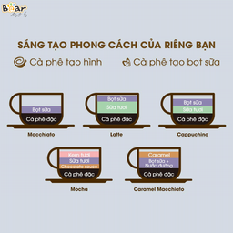 Máy Pha Caphe Bear Tự Động Pha Cafe, Pha Espresso Phong Cách Ý CF-B02V1