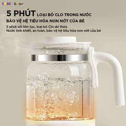 Máy Hâm Sữa Tiệt Trùng Bear 1.3L Đun Nước Pha Sữa Cho Bé Máy Tiệt Trùng Vệ Sin…