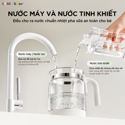 Máy Hâm Sữa Tiệt Trùng Bear 1.3L Đun Nước Pha Sữa Cho Bé Máy Tiệt Trùng Vệ Sin…