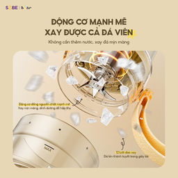 Máy Xay Sinh Tố Cầm Tay Bear Xay Rau Củ Quả Làm Sinh Tố Nước Ép Mini Tích Điện…